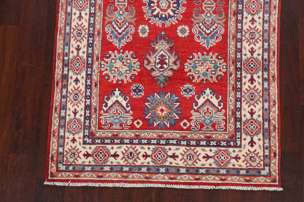 Geometric Kazak Oriental Area Rug 3x5