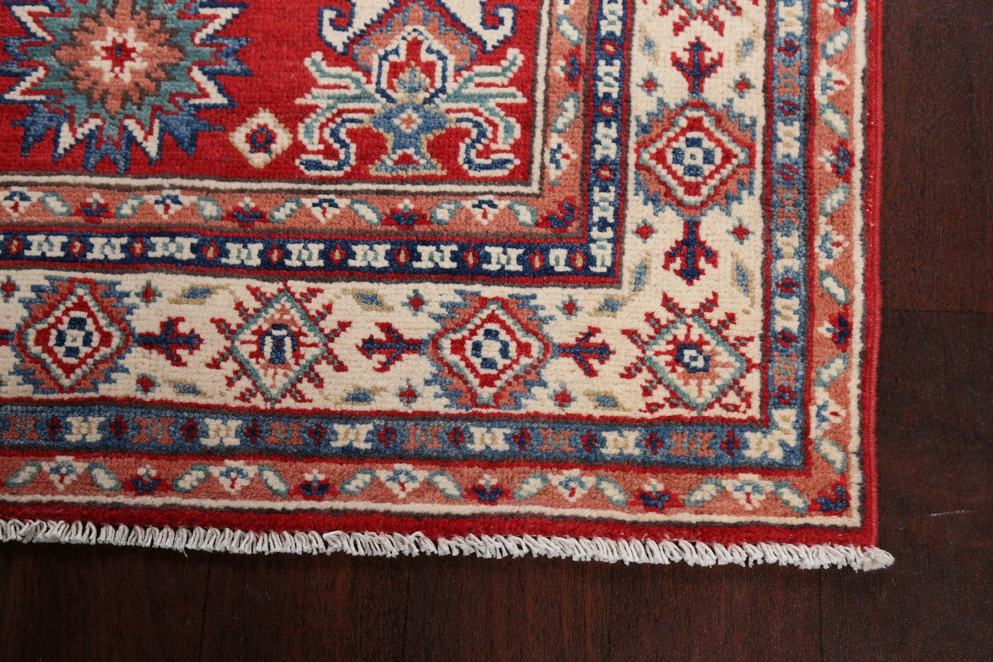 Geometric Kazak Oriental Area Rug 3x5