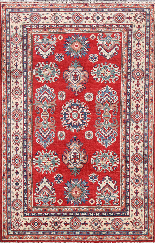 Geometric Kazak Oriental Area Rug 3x5