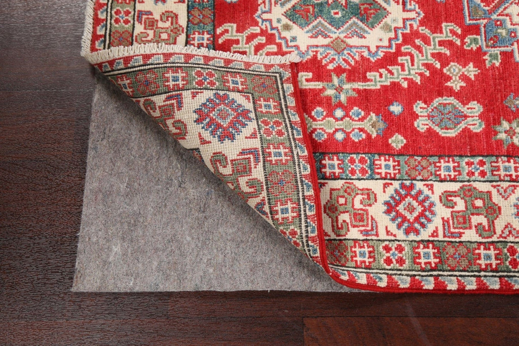 Geometric Red Kazak Oriental Area Rug 3x5