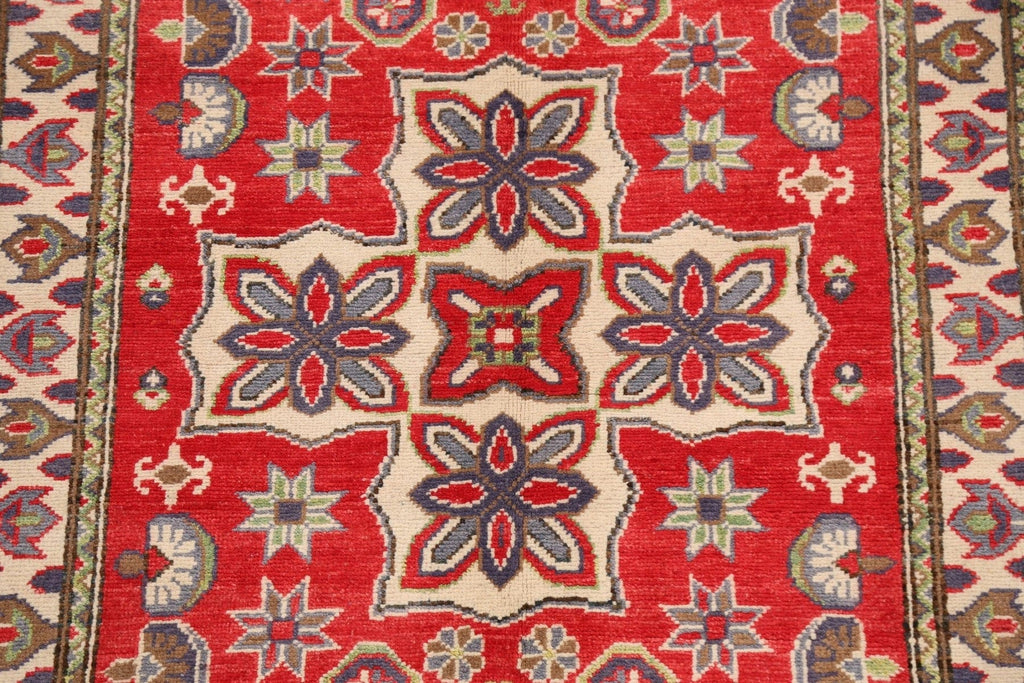 Geometric Kazak Oriental Area Rug 3x5