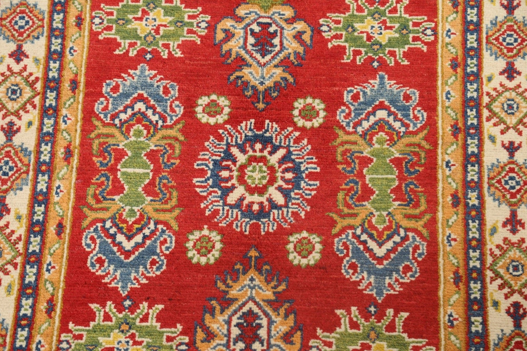 Geometric Kazak Oriental Area Rug 3x5