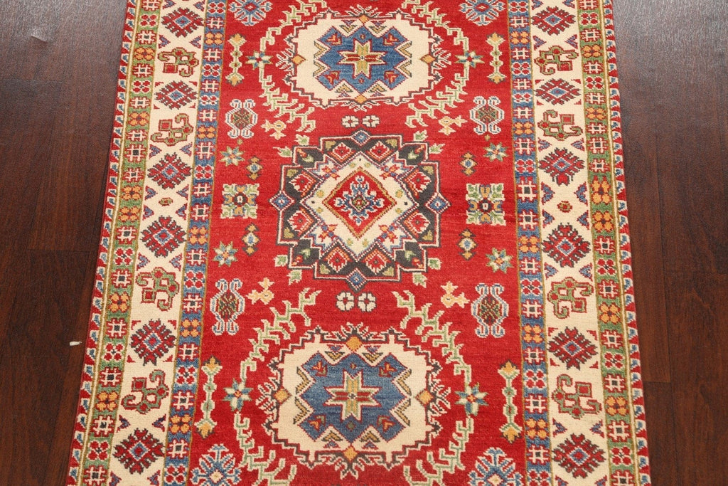 Geometric Kazak Oriental Area Rug 3x5