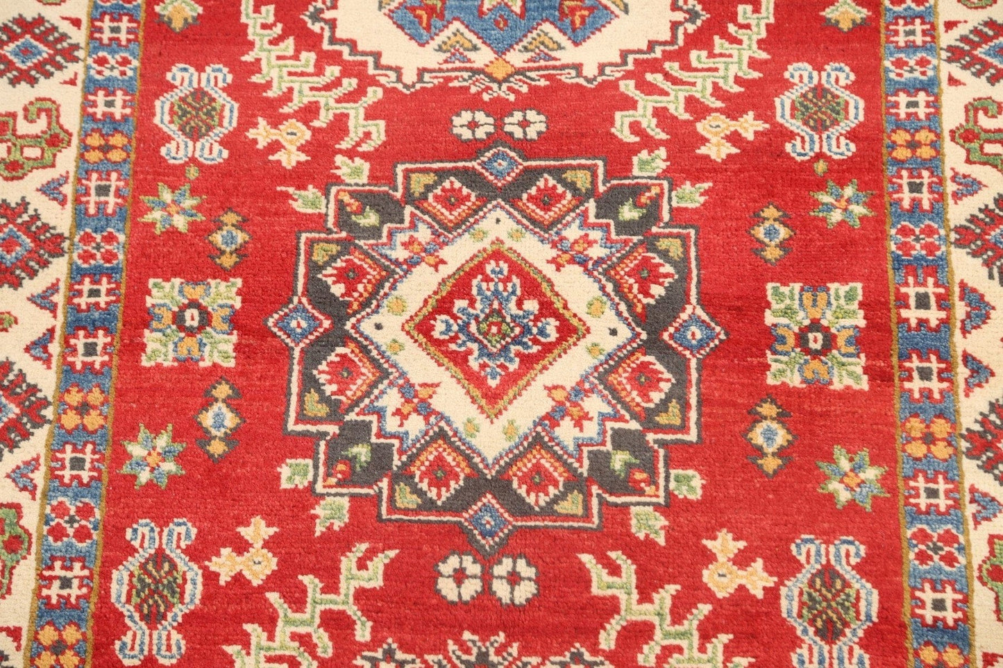 Geometric Kazak Oriental Area Rug 3x5