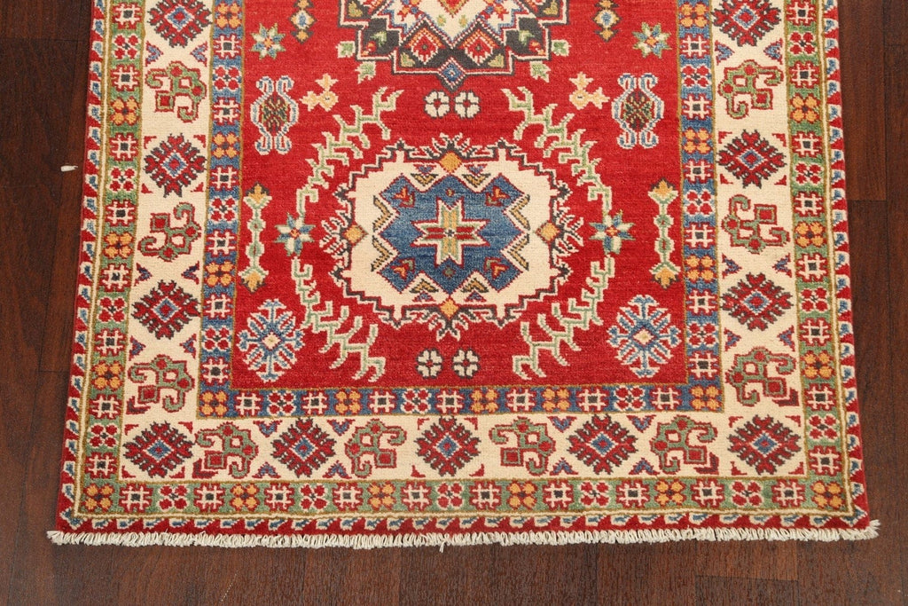 Geometric Kazak Oriental Area Rug 3x5