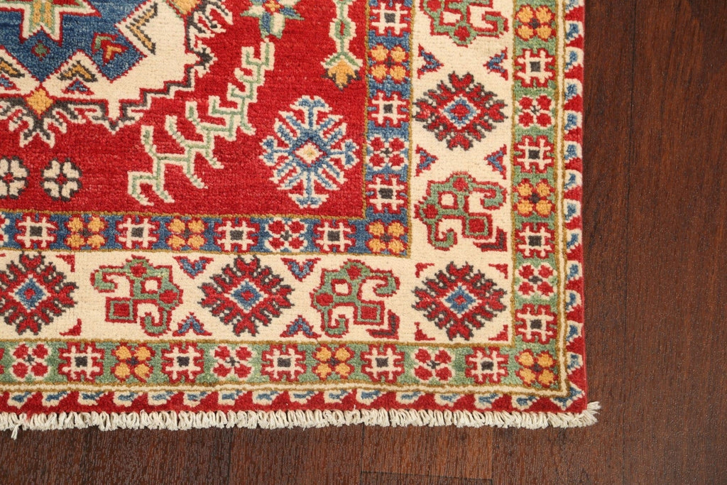 Geometric Kazak Oriental Area Rug 3x5