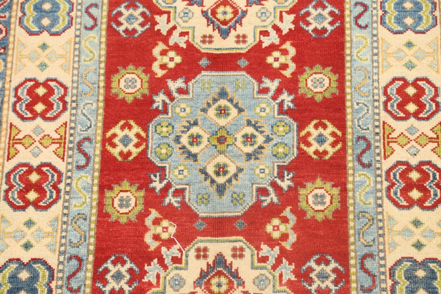 Geometric Kazak Oriental Area Rug 3x5