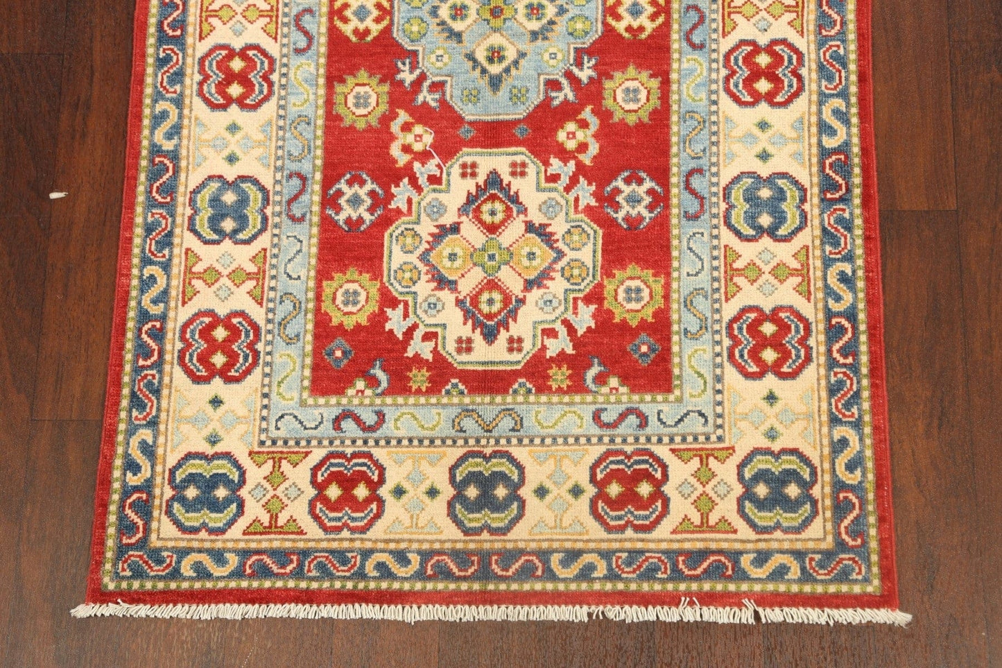 Geometric Kazak Oriental Area Rug 3x5