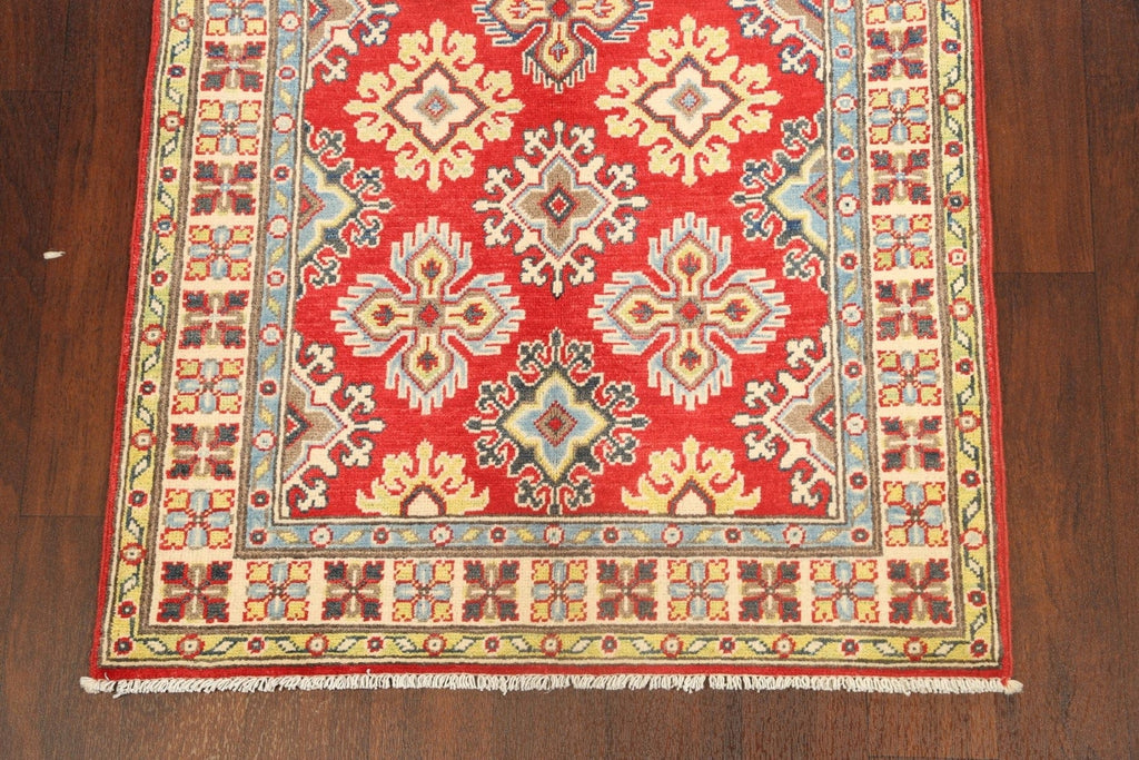 Geometric Kazak Oriental Area Rug 3x5