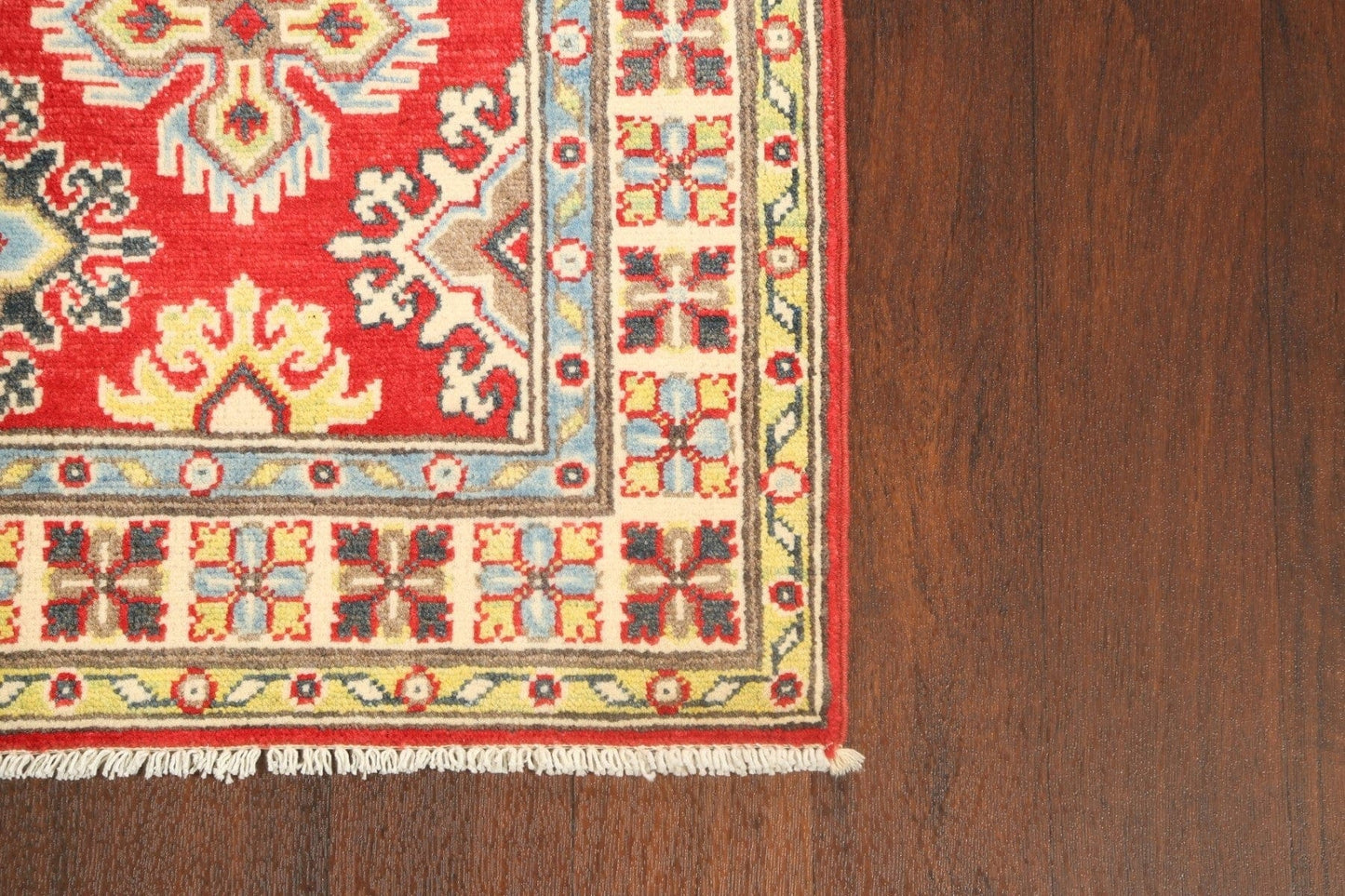 Geometric Kazak Oriental Area Rug 3x5