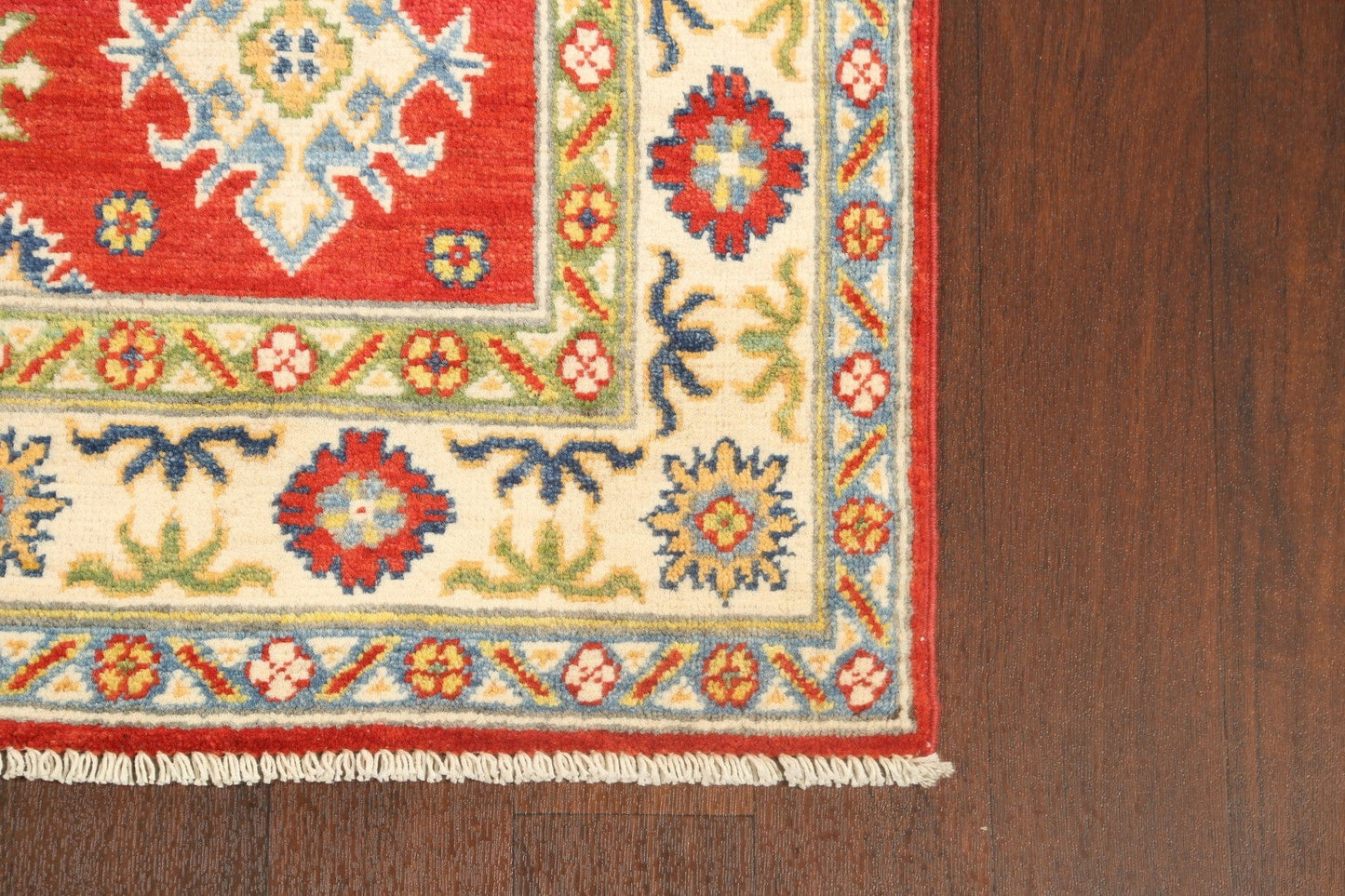 Geometric Kazak Oriental Area Rug 3x5