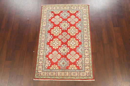 Geometric Kazak Oriental Area Rug 3x5