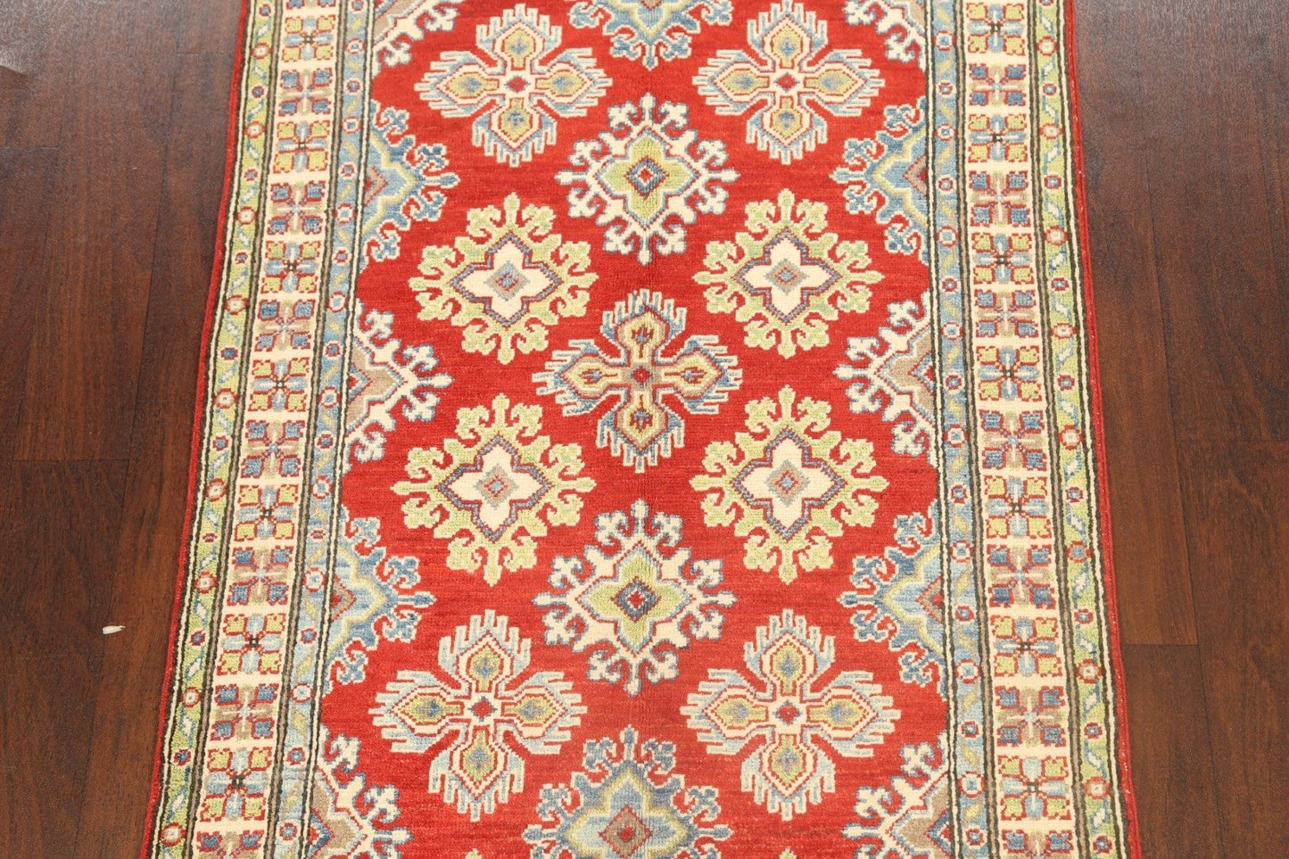 Geometric Kazak Oriental Area Rug 3x5