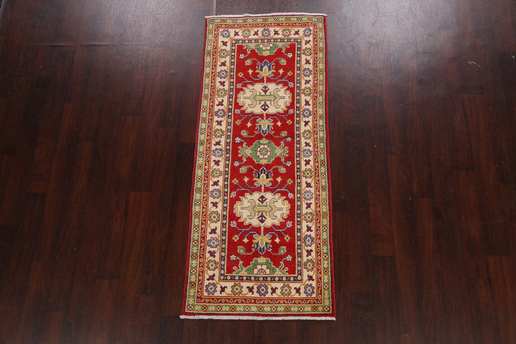 Geometric Kazak Oriental Area Rug 3x6