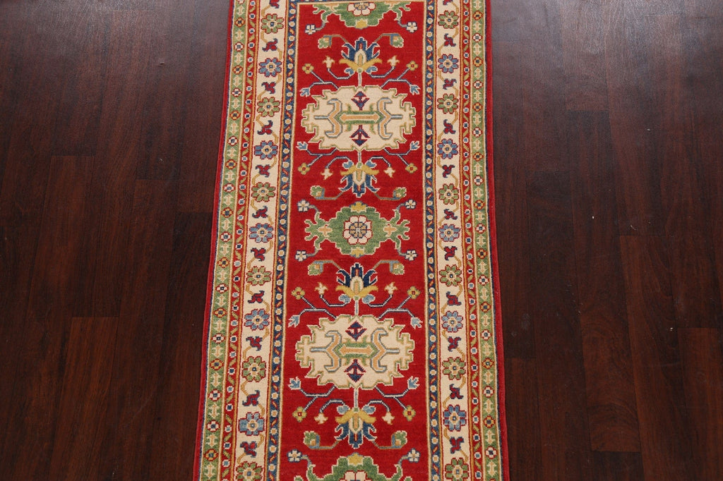 Geometric Kazak Oriental Area Rug 3x6