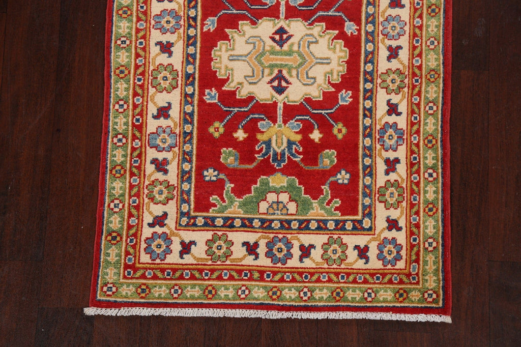 Geometric Kazak Oriental Area Rug 3x6