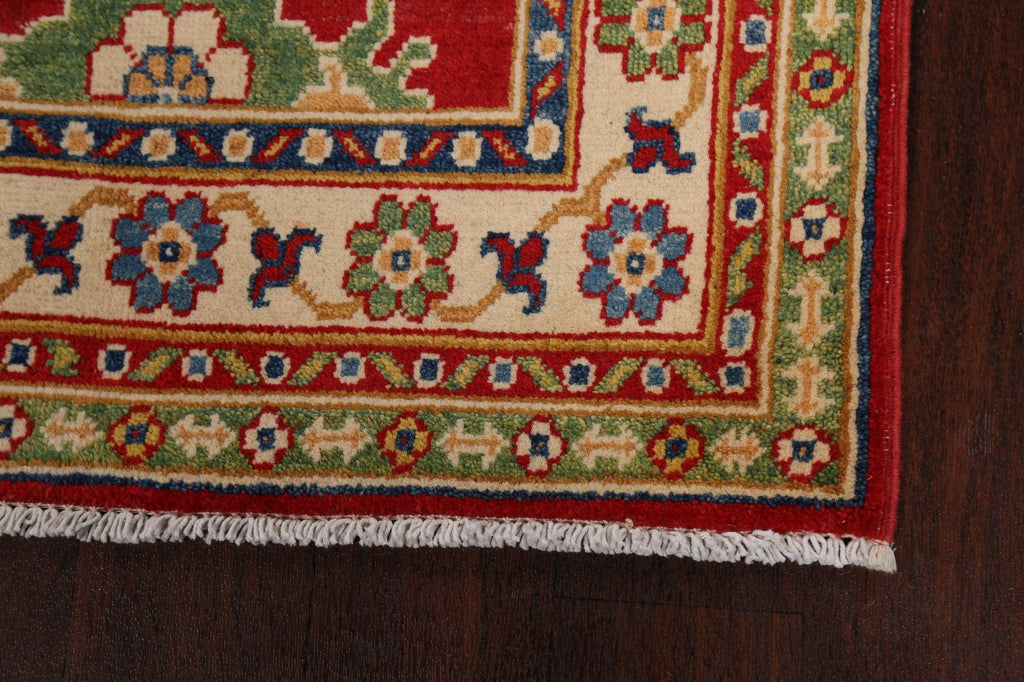 Geometric Kazak Oriental Area Rug 3x6