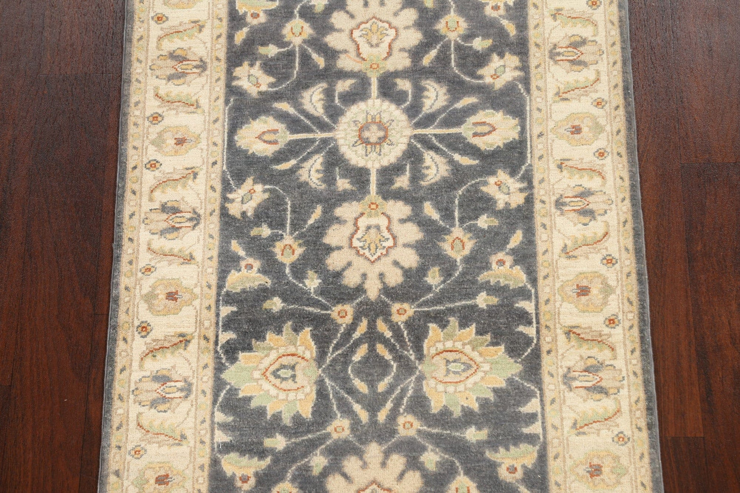 Vegetable Dye Floral Ziegler Oriental Runner Rug 3x10