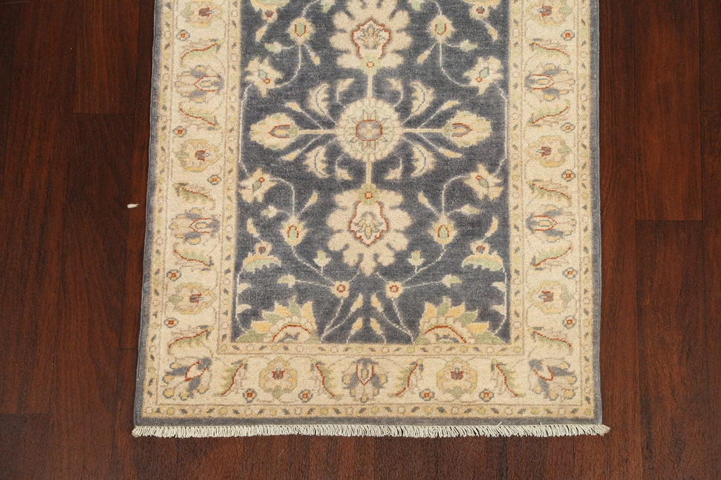 Vegetable Dye Floral Ziegler Oriental Runner Rug 3x10