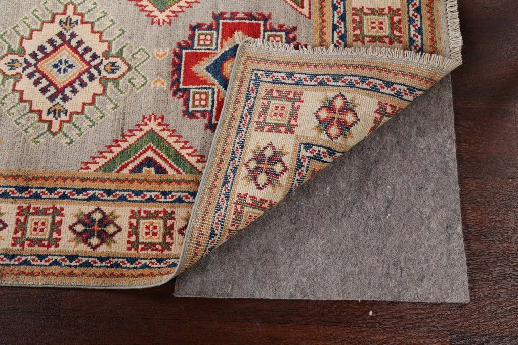 Geometric Kazak Oriental Runner Rug 3x10