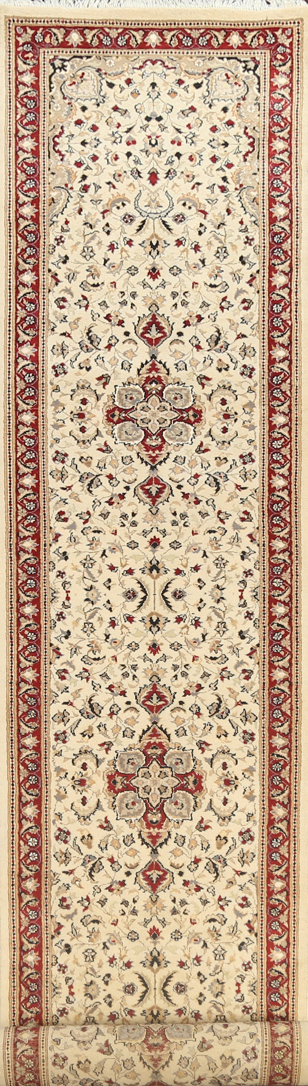 Vegetable Dye Floral Ziegler Oriental Runner Rug 3x20