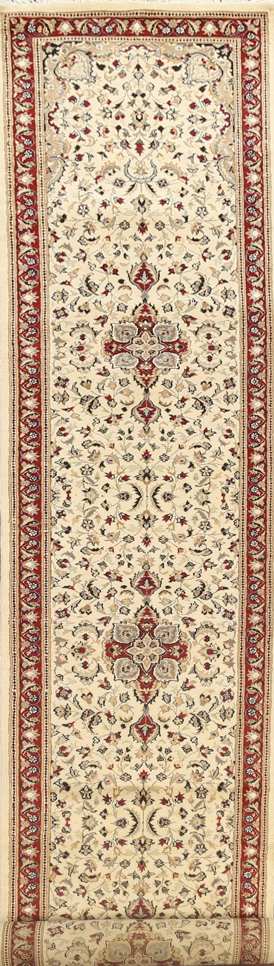 Vegetable Dye Floral Ziegler Oriental Runner Rug 3x20