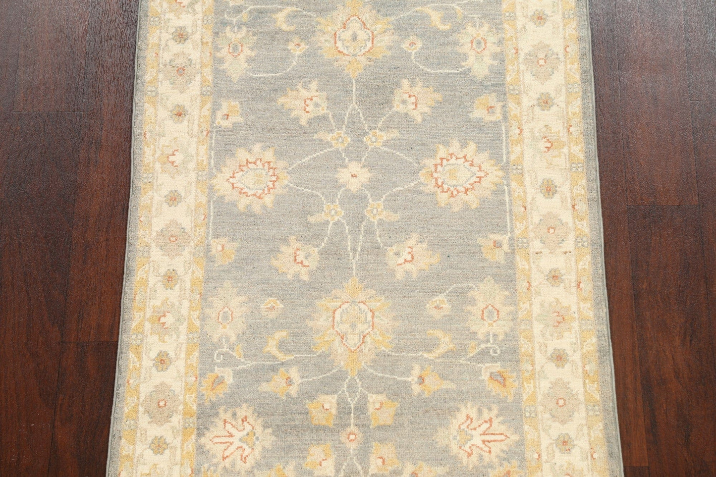 Vegetable Dye Floral Ziegler Oriental Runner Rug 3x9