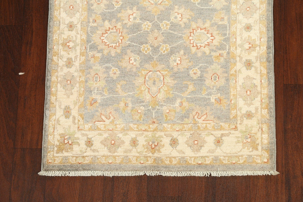 Vegetable Dye Floral Ziegler Oriental Runner Rug 3x9