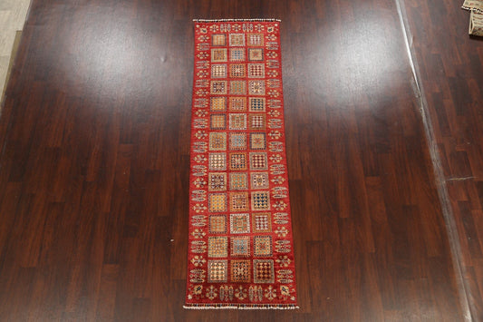 Garden Design Kazak Oriental Runner Rug 3x8