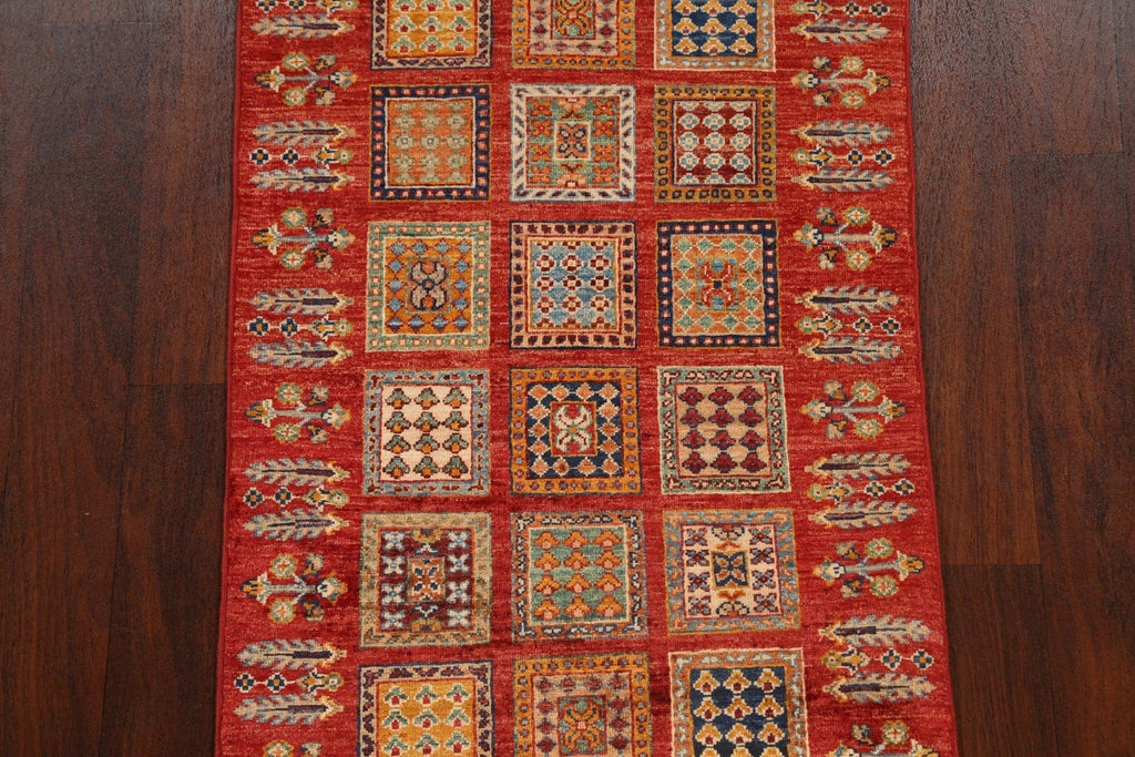 Garden Design Kazak Oriental Runner Rug 3x8