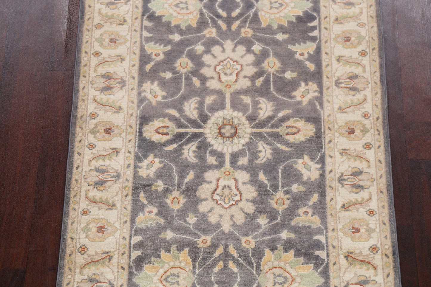 Vegetable Dye Floral Ziegler Oriental Runner Rug 3x10