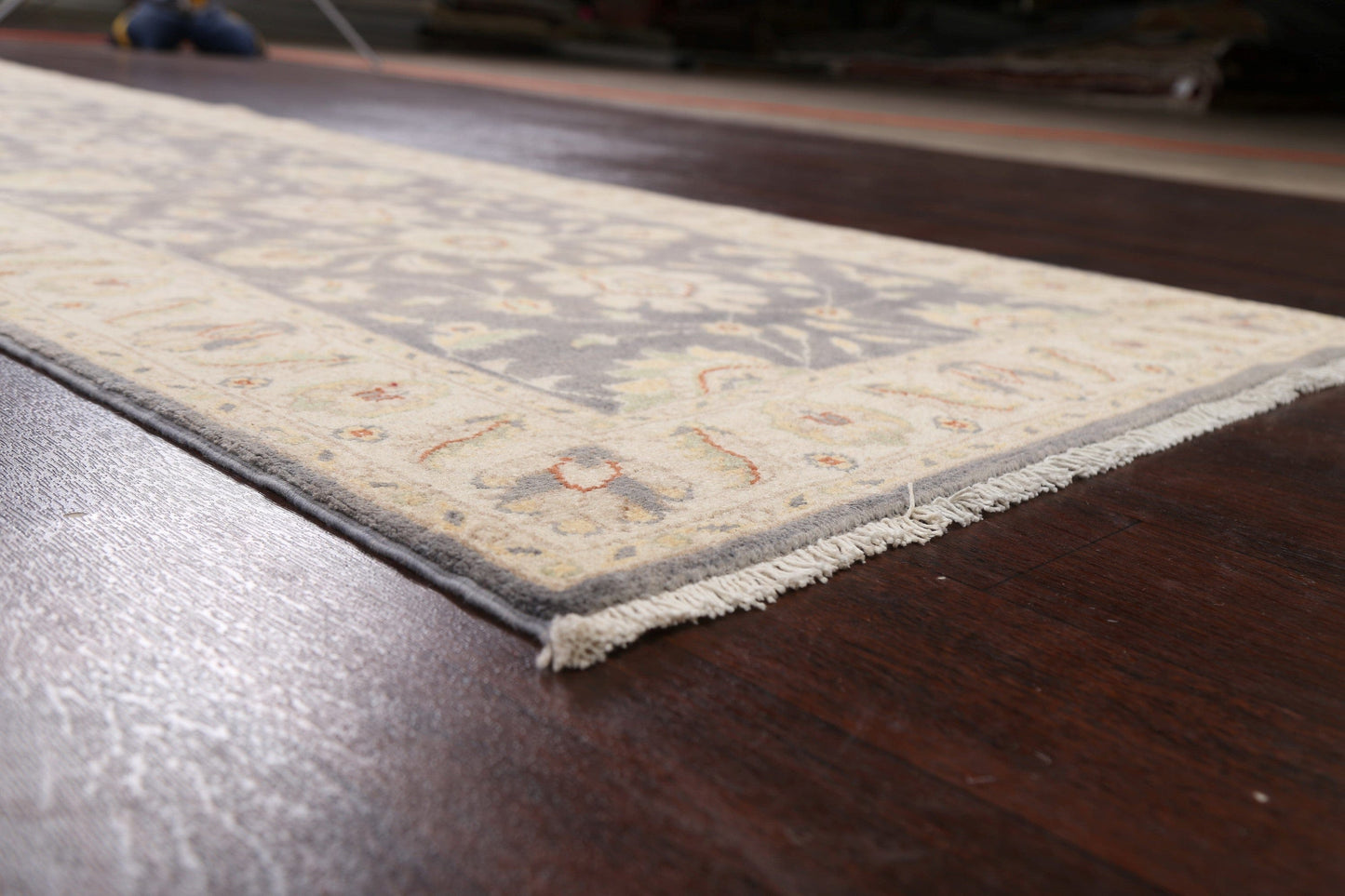 Vegetable Dye Floral Ziegler Oriental Runner Rug 3x10