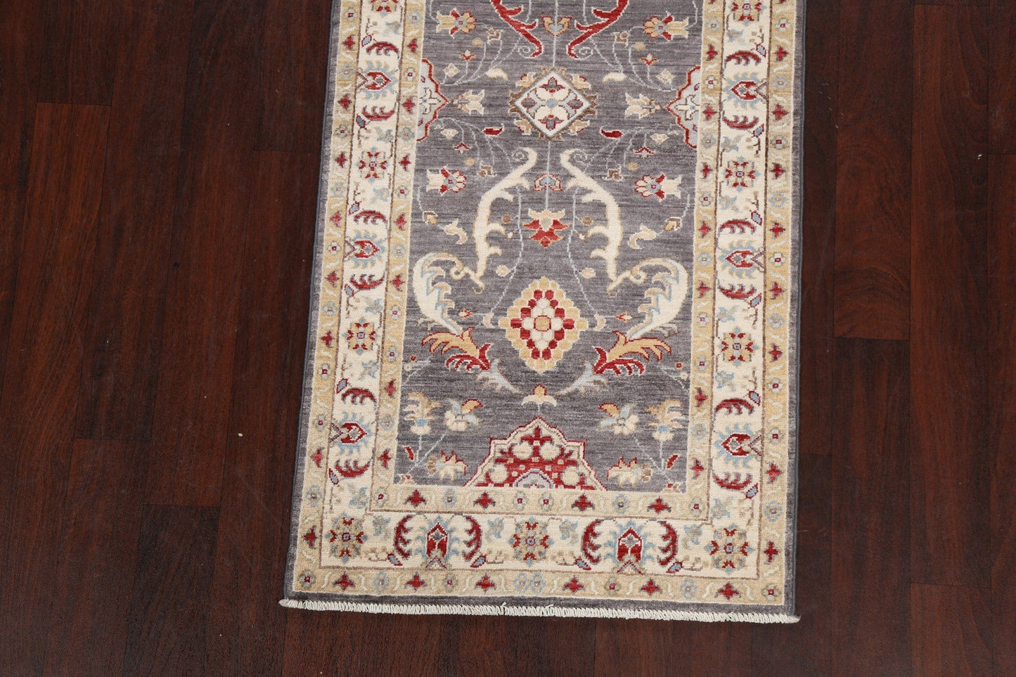 Vegetable Dye Floral Ziegler Oriental Runner Rug 3x10