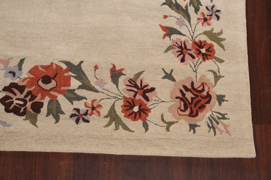 Floral Area Rug 9x12