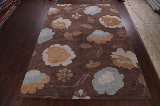 Large Floral Area Rug 12x16