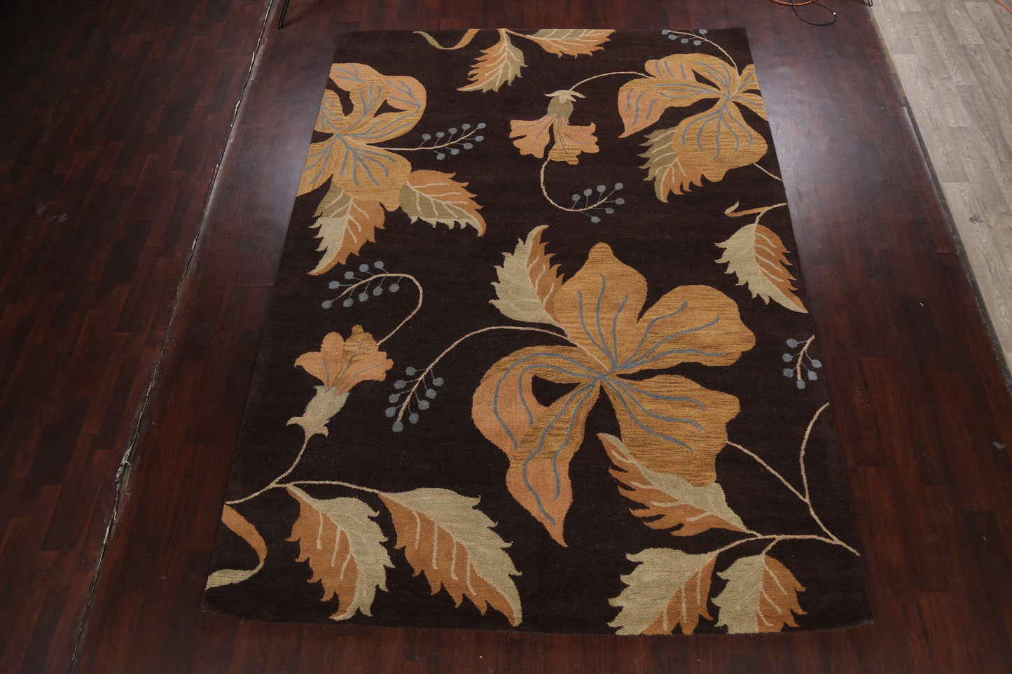 Floral Area Rug 8x11