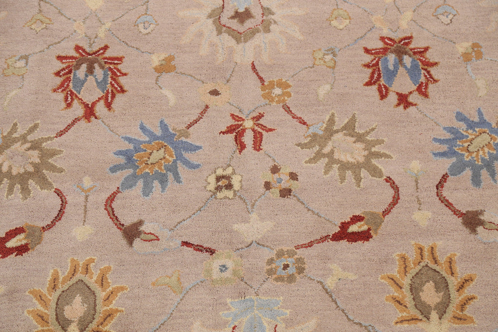 Hand-Tufted Floral Wool Rug 8x11