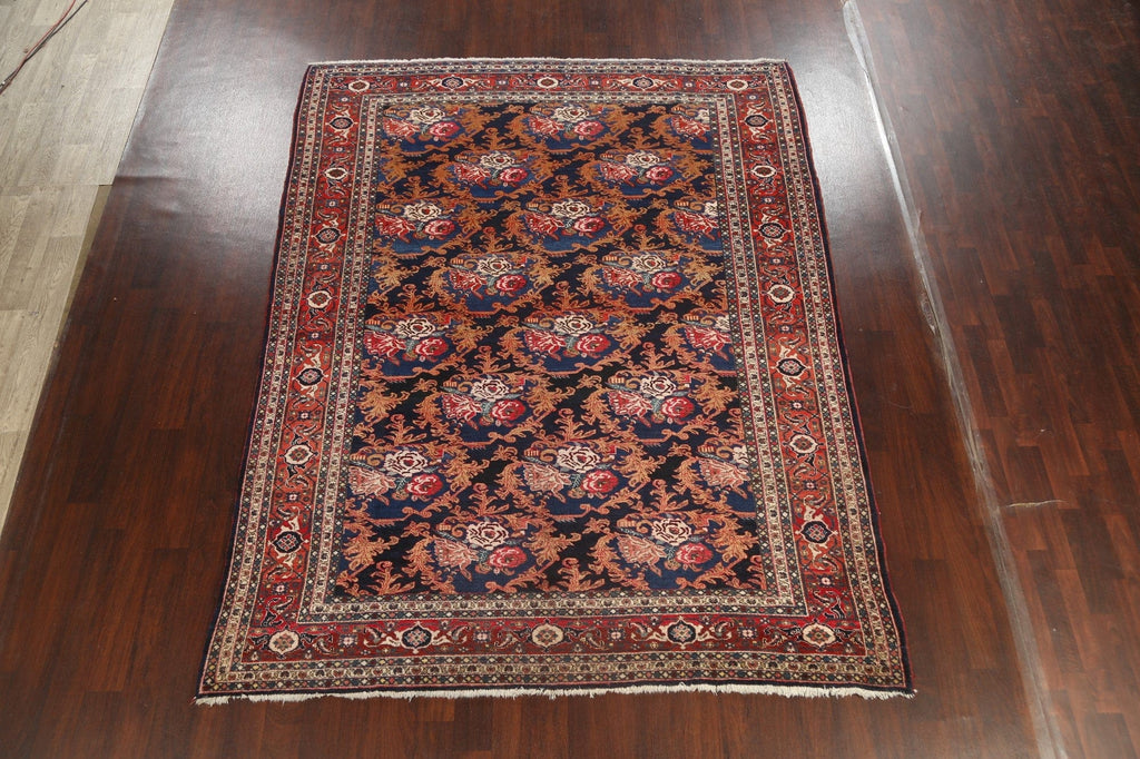 Vegetable Dye All-Over Bidjar Persian Area Rug 8x10