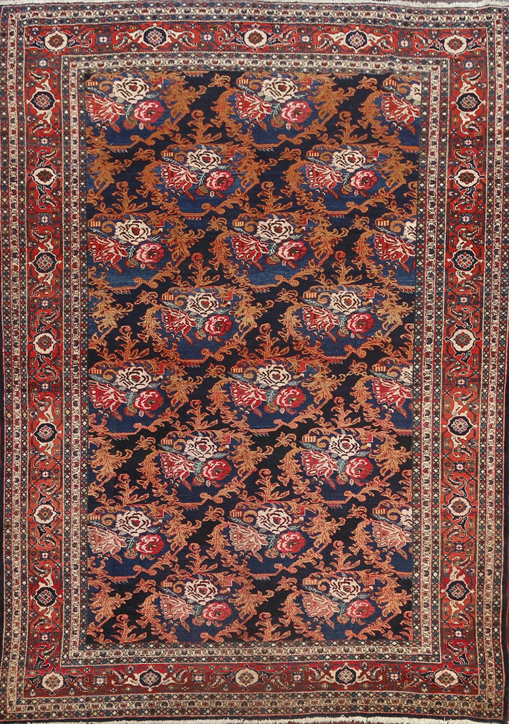 Vegetable Dye All-Over Bidjar Persian Area Rug 8x10