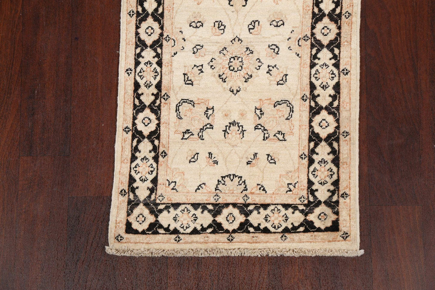 Vegetable Dye Peshawar Chobi Oriental Runner Rug 2x6