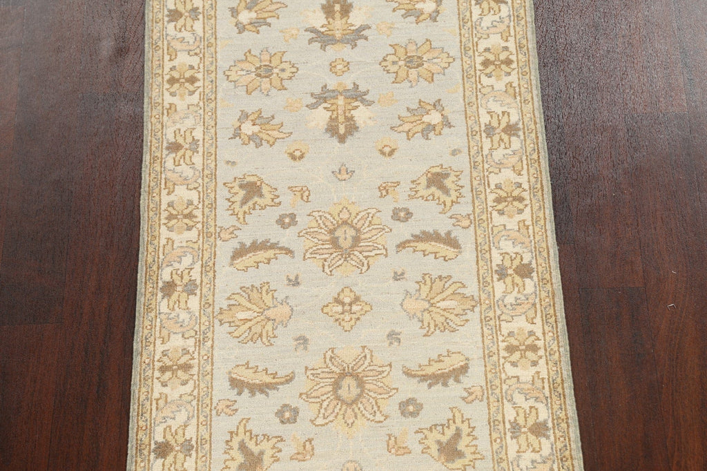 Vegetable Dye Peshawar Chobi Oriental Runner Rug 3x13