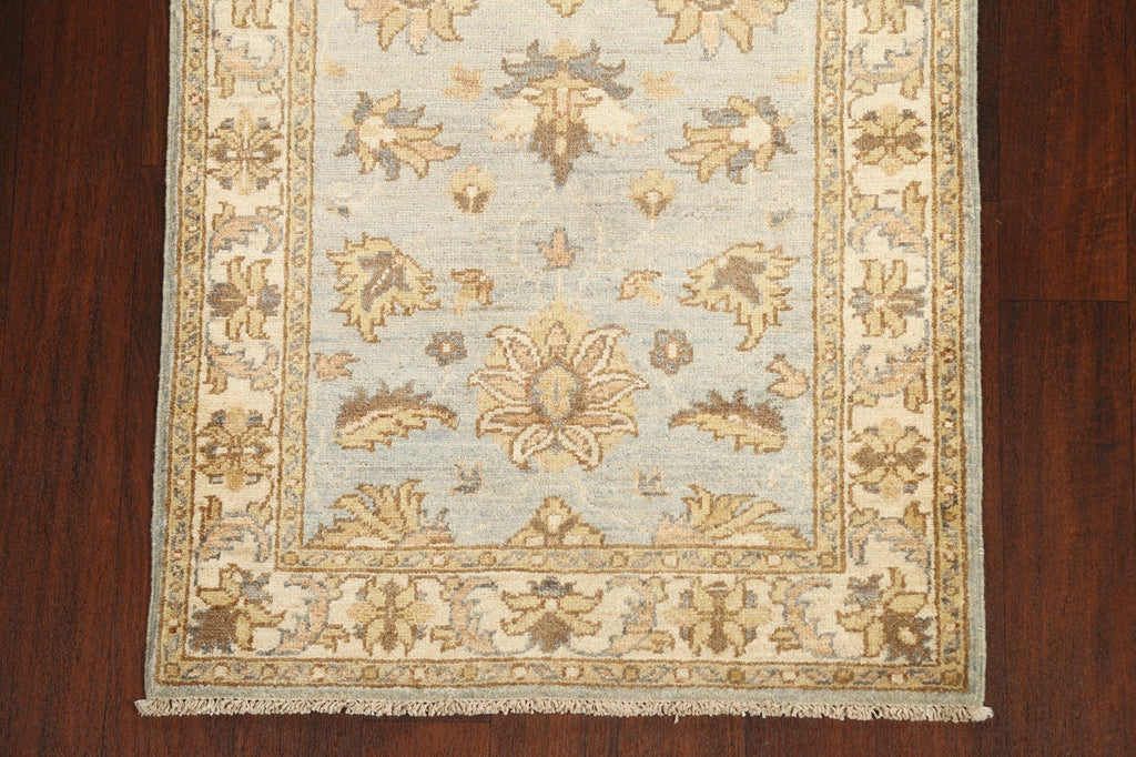 Vegetable Dye Peshawar Chobi Oriental Runner Rug 3x13