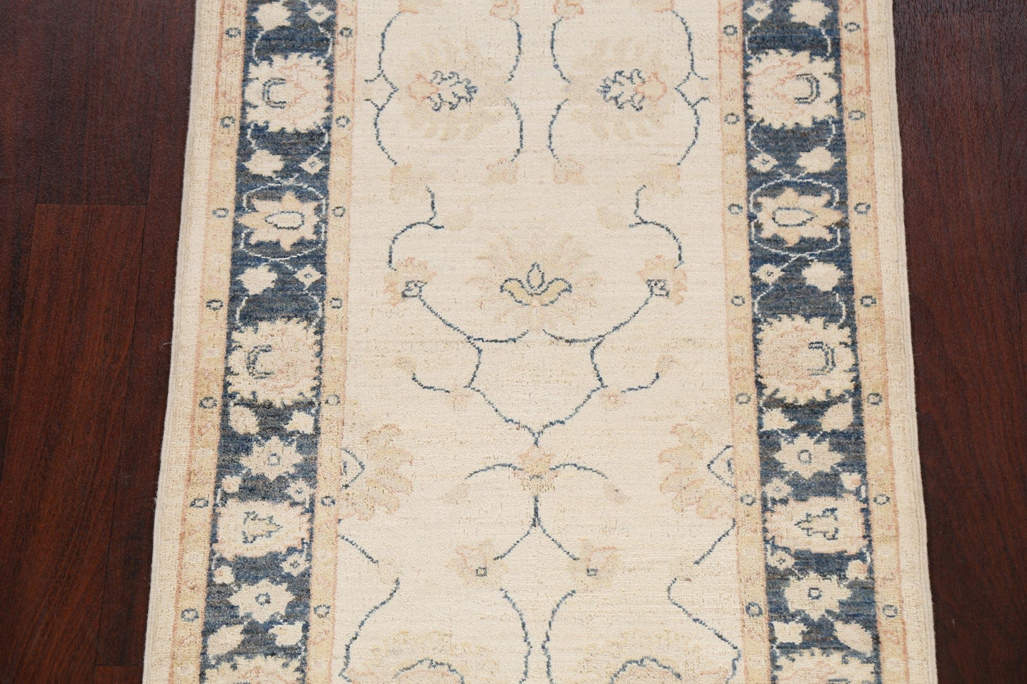 Vegetable Dye Peshawar Chobi Oriental Runner Rug 3x12