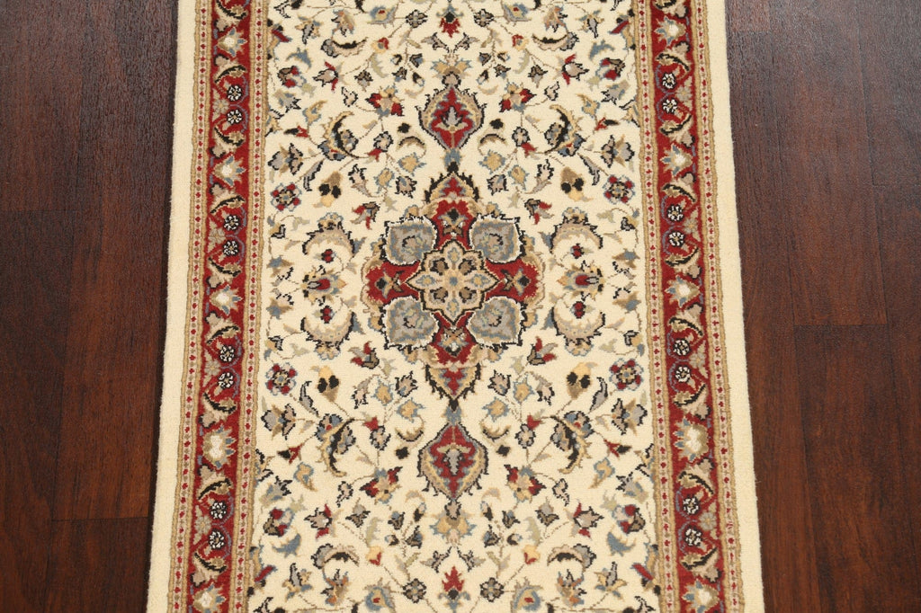 Vegetable Dye Floral Tabriz Oriental Runner Rug 3x9