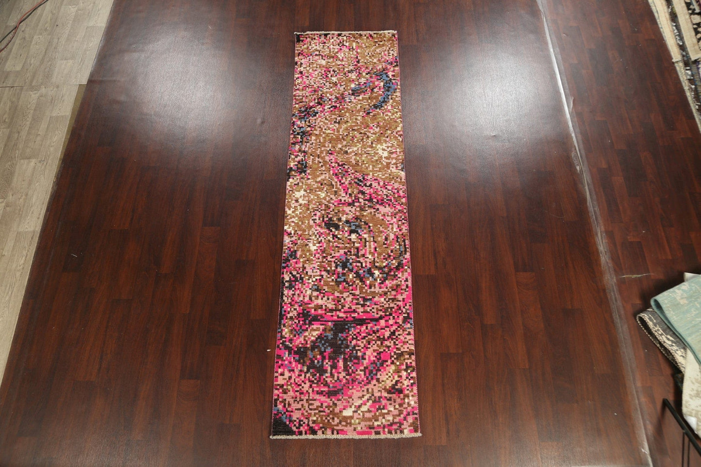 Artistic Modern Abstract Oriental Runner Rug 3x10