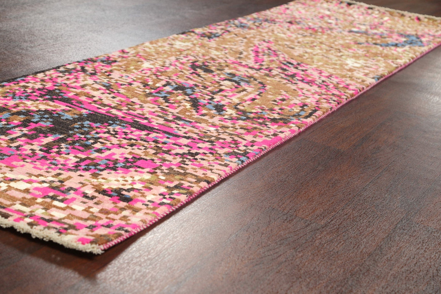 Artistic Modern Abstract Oriental Runner Rug 3x10