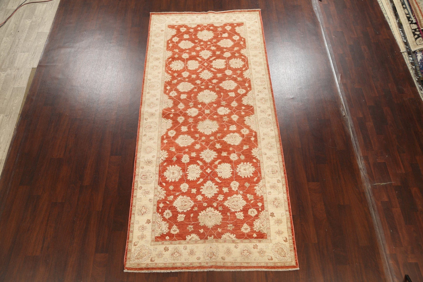 Vegetable Dye Floral Peshawar Chobi Oriental Area Rug 5x11