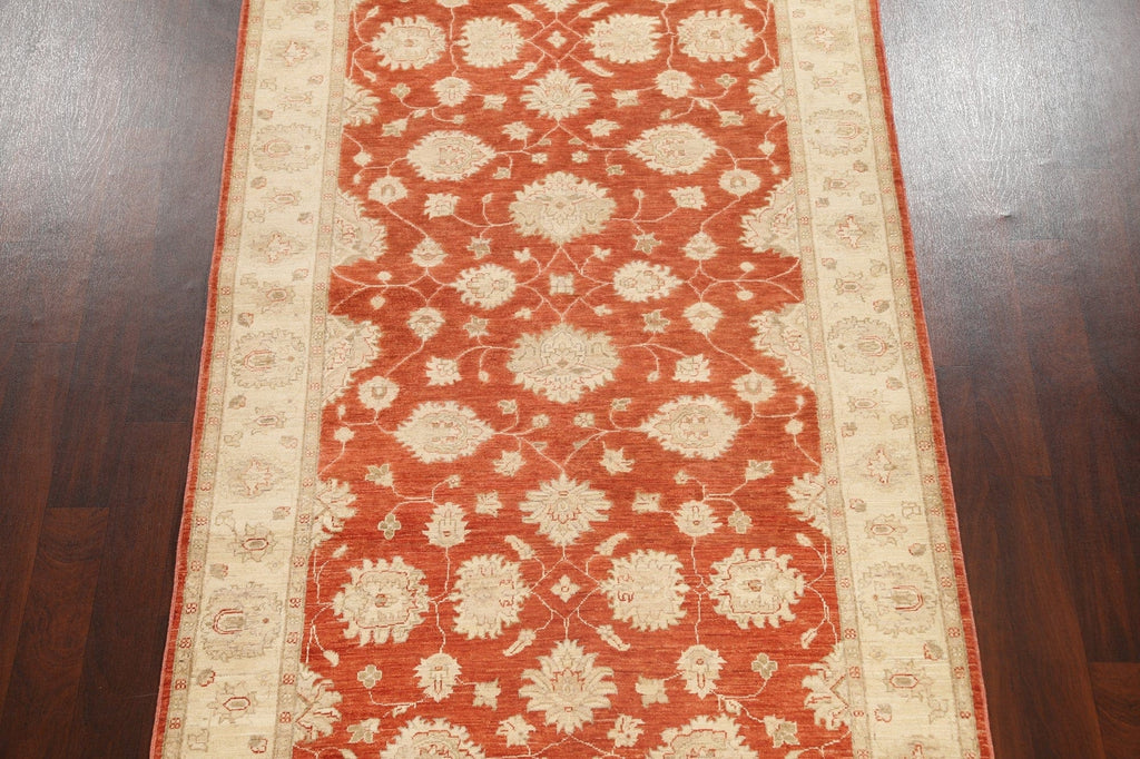 Vegetable Dye Floral Peshawar Chobi Oriental Area Rug 5x11