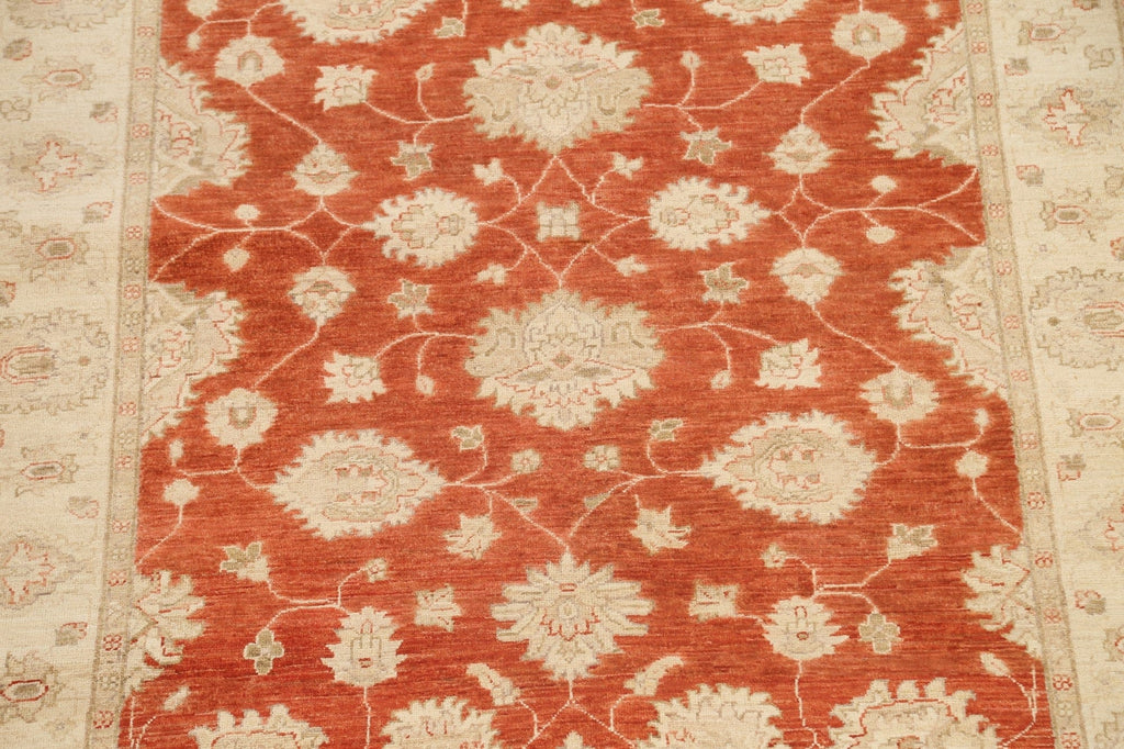 Vegetable Dye Floral Peshawar Chobi Oriental Area Rug 5x11