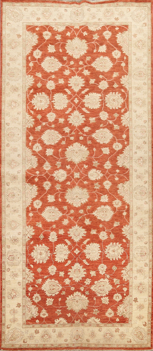 Vegetable Dye Floral Peshawar Chobi Oriental Area Rug 5x11